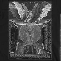 Lucifer Fallen Angel T-Shirt | Cornelis Galle 1595 Dark Art Tee | Renaissance Occult Graphic Shirt 4XL