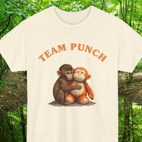 Punch The Monkey Shirt Gift For Fans, Team Punch T-Shirt Gifts, Animal Lover Gifts, Baby Monkey Holding Plush, PETA Punch Monkey Meme Tee XL