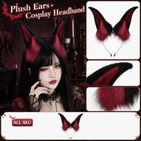 Cute Furry Animal Ear Headband for Cosplay, Anime Convention, Party and Performance One Size