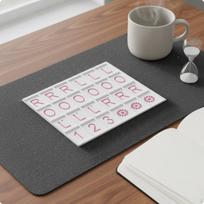 Westerns Mahjong Practice Board Three-Dimensional Printed Mat