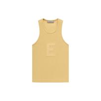 Fear Of God Essentials Drop 2 SS23 Vintage Label Fitted Comfortable Casual Knit Tank Top Women tops Goose-Yellow FOG-SS23-234 M
