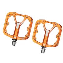 Nonslip Wide Flat Pedals Aluminum Alloy Bicycles Flat Pedals 3 Bearings Cycling Platform Pedals for Road Bike