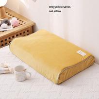 Premium 40x60cm High Quality Contour Memory Foam Pillow Case Soft Velvet Pillowcase Neck Latex Pillow Cover Cushion Protector Home Decor 30x50cm 30x50cm gray