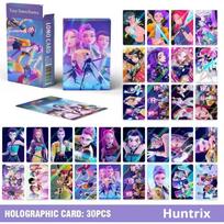 30PCS KPOP Demon Hunters Rumi Mira Zoey Pocards Anime Collectible Sets designed for Fans of KPOP Merch/Trading Cards Games Gifts
