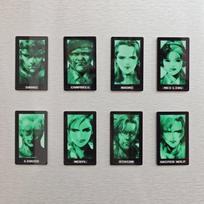 Metal Gear Solid Fridge Magnets MGS Pixel Art Glow In The Dark Classic Character Portraits Decor For Refrigerator Game Fans