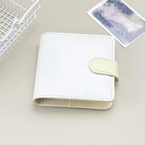 3 inch Photo Album Film Camera Photo 25 Pockets Paper PU Leather Storage Case Stamp Collection Book Idol Photocard 3 Holes