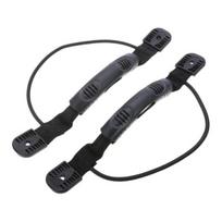 1 Pair Lightweight 280mm Canoe Kayak Boat Carry Handles Hand Grip Accessories gray