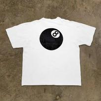 Black 8 Design Beauty Oversize Hip Hop Men Clothes Fashion Summer T-Shirts Streetwear 100% Cotton Loose Tops Breathable T Shirt L įvairiaspalvis