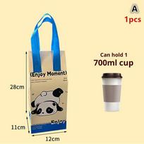 1 Pcs Panda Pattern Insulated Food Delivery Bag Large Commercial Grade Food Transport Tote Bag Reusable Insulated Bag For Food A