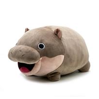 Cute Cartoon Hippo Plush Toy Soft Stuffed Animal Hug Pillow Back Cushion Gift For Kids Boys And Girls 21cm ruda
