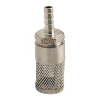 Hose Barb Filter Stainless Steel 304 Strainer Mesh Pipe Pump Fuel Gas 6mm~18mm 8mm