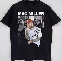 Mac Miller Short Sleeve Black Cotton Unisex T-Shirt All size S-4XL XL