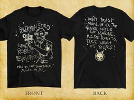 2 Sides Don't Trust Man POWERMAN 5000 Band Shirt Black Unisex S-5XL EM1173 XXXL