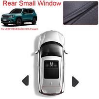 Car Black Window Privacy Sunshade For JEEP RENEGADE 2015-Present Auto Anti-UV Heat Insulation Protect Cover Interior Accessory