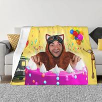 Danny Go animacinis muzikinio ugdymo aksominis pledas Šokių pledas sofai Lauke Super minkšta lovos antklodė Kvėpuojanti 130cmx150cm