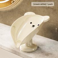 Bear Shaped Bathroom Soap Dish With Suction Cup For Home Use balta