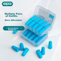 Epc Soundproof Sleep Earplugs for Snoring Prevention, Dormitory Use, Work And Study, Blue, 10 Pairs