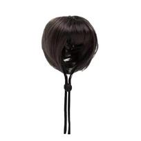with Bangs Pet Bob Wig Adjustable Fit Cat Cosplay Wig Cat Fake Hair  Halloween Celebration Cat juoda