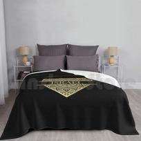 Blanket Gold Heart Mandala Israel Name-Gift For Israel 1392 Heart Mandela Named Called Size: 75*100cm, Weight: 230 GSM