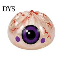 Fidget Toy with Steamer 1/6Pcs Halloween Dumpling Stress Relief Toy, Devil Pumpkin Eyeball Skeleton Squeeze Anxiety Toys Reduction Dough Bun Steamer, F