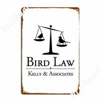 Bird Law Charlie Kelly It S Always Sunny In Philadelphia Poster Metal Plaque Poster Personalized Design Party Tin Sign Poster 20X30CM