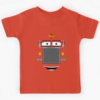 Mack Red Hauler Cars From The Rust-eze Radiator Springs Team Kids T-Shirt 140