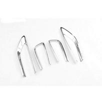 Fit for Renault Koleos Samsung QM6 2016- Car Chrome Rear Tail Lights Protection Trim Rear Lamps Cover Sticker sidabras
