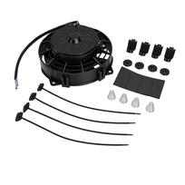 Electric Cooling Slim Radiator Fan 156mm Diameter High Performance 12V 80W Motor with Mount Kit
