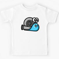 Turbo Snail - Version 1 Blue Kids T-Shirt 170