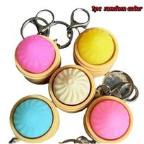 ith Steamer Mini Dumplings Squishy Squeezable Clicker Keychain Steamer Bun Toy  Boys Girls Style  A