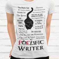 Poe T-Shirt | Edgar Allan Poe | Unisex Tee Shirt | Black Cat | Literary T-Shirt 3XL
