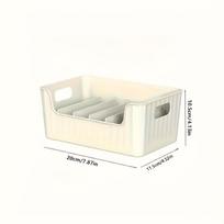 Simple Compartment Detachable Spice Rack Large Capacity for Fridge Cabinet Countertop Seasoning Storage Practical Storage Box balta