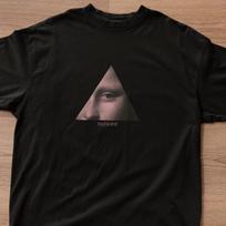 Mona Lisa Triangle T-Shirt | Minimal Detail Graphic Tee, Modern Unisex Artwear, Leonardo da Vinci 2XL