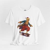 Skateboarding Sultan T-Shirt | Middle Eastern Illustration, Streetwear Tee S