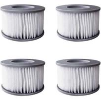 4pcs Hot Tub Filters for MSpa Inflatable Pools, Enhanced Version Filter Cartridge Pump Fit for MSPA All Current Hot Tubs 4PCS