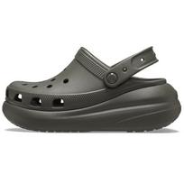 Crocs EVA Puffs Casual, Comfortable and Versatile Clogs 5.2cm Unisex Olive 37-38