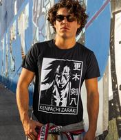 BLEACH Kenpachi T-shirt Zaraki Japanese Anime Manga Black And White All Size Unisex T-Shirt S
