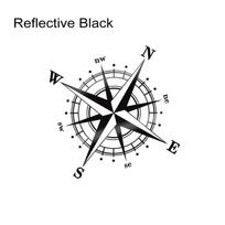 Navigate Compass Car Sticker Window Windshield Reflective Vinyl Decals Truck Motorcycle Vinyl Waterproof Sticker Accessories 15x15cm