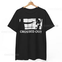 26 CROSSED OUT - Gunshot - T-SHIRT - Punk  Crust  Grindcore  Thrash  Unisex Tee Unisex T-Shirt XXL