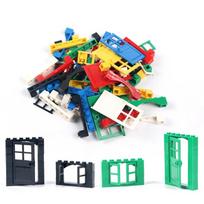 102pcs Door Window Brick Bulk DO-IT-YOURSELF House Building Blocks Blocks Playthings City Architect Ideal for Children Learning