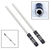 Extension Bar Rod Hex Socket Adapter Screwdriver Bit Holder Magnetic Metal Shaft