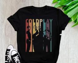 Rare Retro Coldplay Gift family Black unisex S-2345XL Tee Shirt XXL