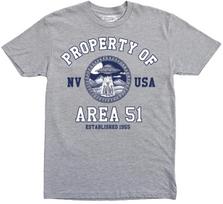 Area 51 t shirt Property of Area 51 t-shirt UFO t-shirt Nevada t-shirt Alien M