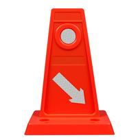EVA Material Road Warning Sign TPU Material Parking Garage Directional Sign  Underground Garages raudona