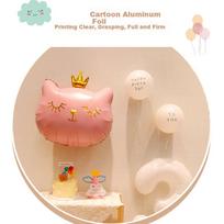 Guangduola Birthday Scene Decoration, Girl's Birthday Balloon Decorations, Children's Party Pink Princess Set, Background Wall Decorations