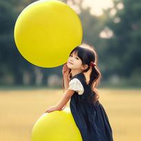 Birthday Large Balloon, 36 Inches Yellow Children's Balloon, Birthday Scene Decoration, Outdoor Atmosphere, Photo Props