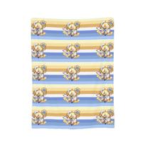 Pure Vanilla Cookie Blankets Fleece Textile Decor Cookie Run Kingdom Thin Throw Blankets for Sofa Bedroom Bedspread Size: 75*100cm, Weight: 230 GSM