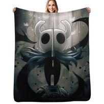 Hollow Knight Throw Blanket Spring Fall Cozy Throw Blanket for Couch Size: 75*100cm, Weight: 230 GSM