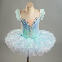 Fairy Professional Ballet Dresses Tutu Pancake Girl Tulles Platter Tutus Ballet Stage Dress 100cm