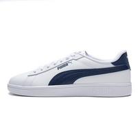 PUMA Smash 3.0 Unisex Versatile Comfort Wear Resistant Low Skate Shoes White Blue 390987-28 35.5